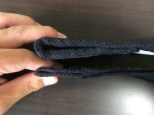 ゴールドジム GASP リストストラップ 厚さ比較