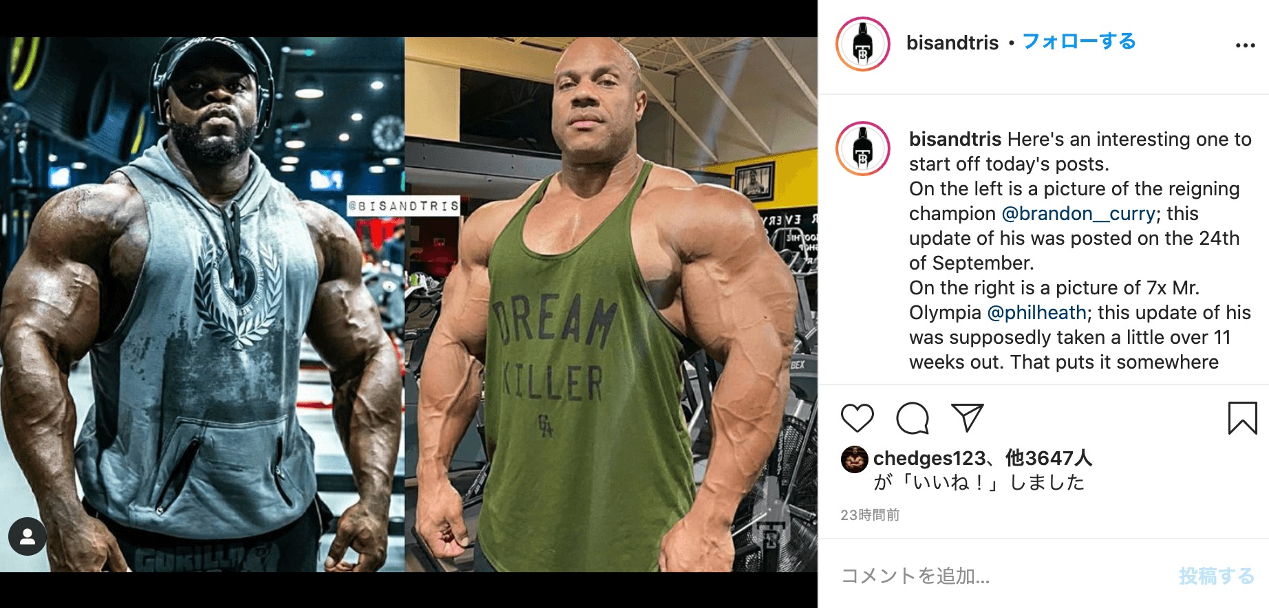 フィルヒースとブランドンカリー 勝負を分けるのは