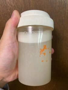 Nutrex Research EAA＋ HYDRATION 泡立ち